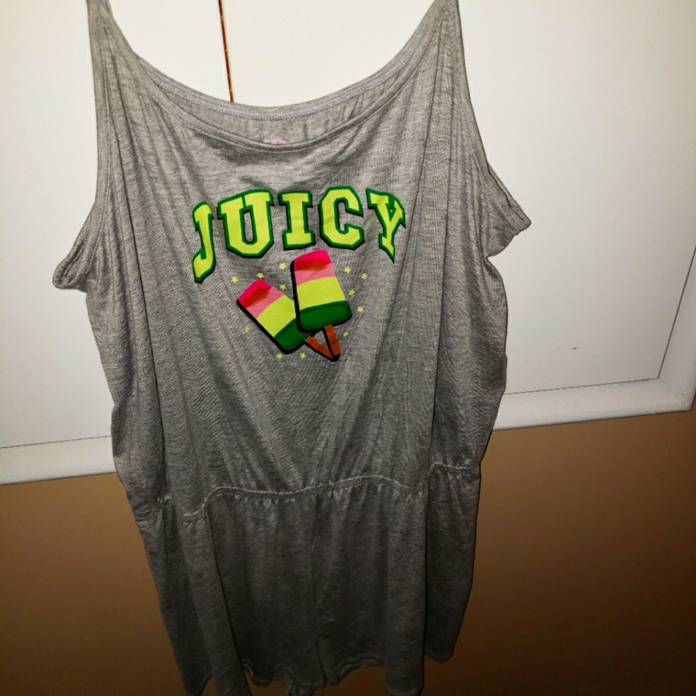 ❤Juicy Couture Extra Large Gray Romper